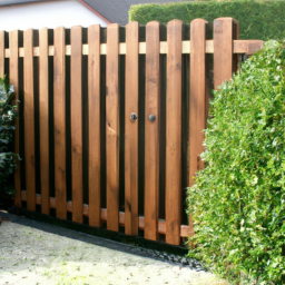 Portillon en Bois Rustique pour un Accueil Chaleureux Ermont